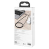 Cable de Carga Rápida Metálico Baseus Tipo - C a Tipo - C de 1 Metro - 100W - Serie Cafule Premium - Negro - Bestmart