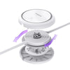 Cable de Carga Rápida Retráctil Bidireccional Baseus Free2 Draw Mini Tipo C a Tipo C de 1 metro - 100W - Blanco - Bestmart