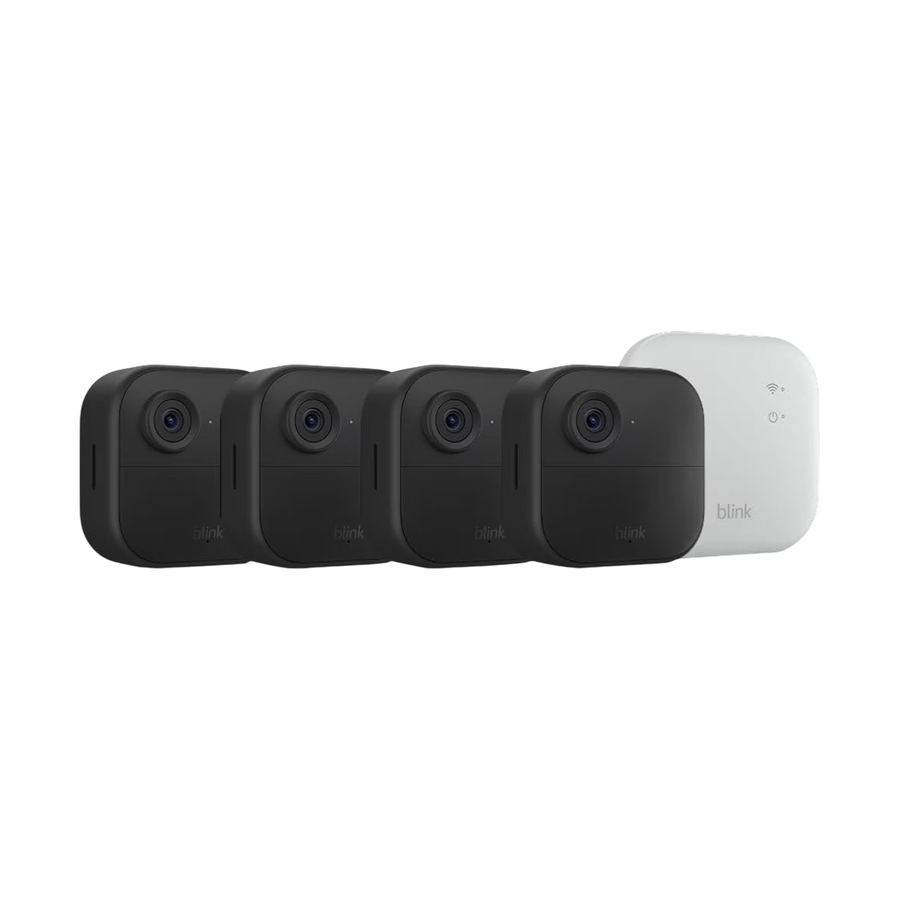 Cámara de Seguridad Blink Outdoor 4 Generación - 4 Cámaras con Sync Module XR - Bestmart