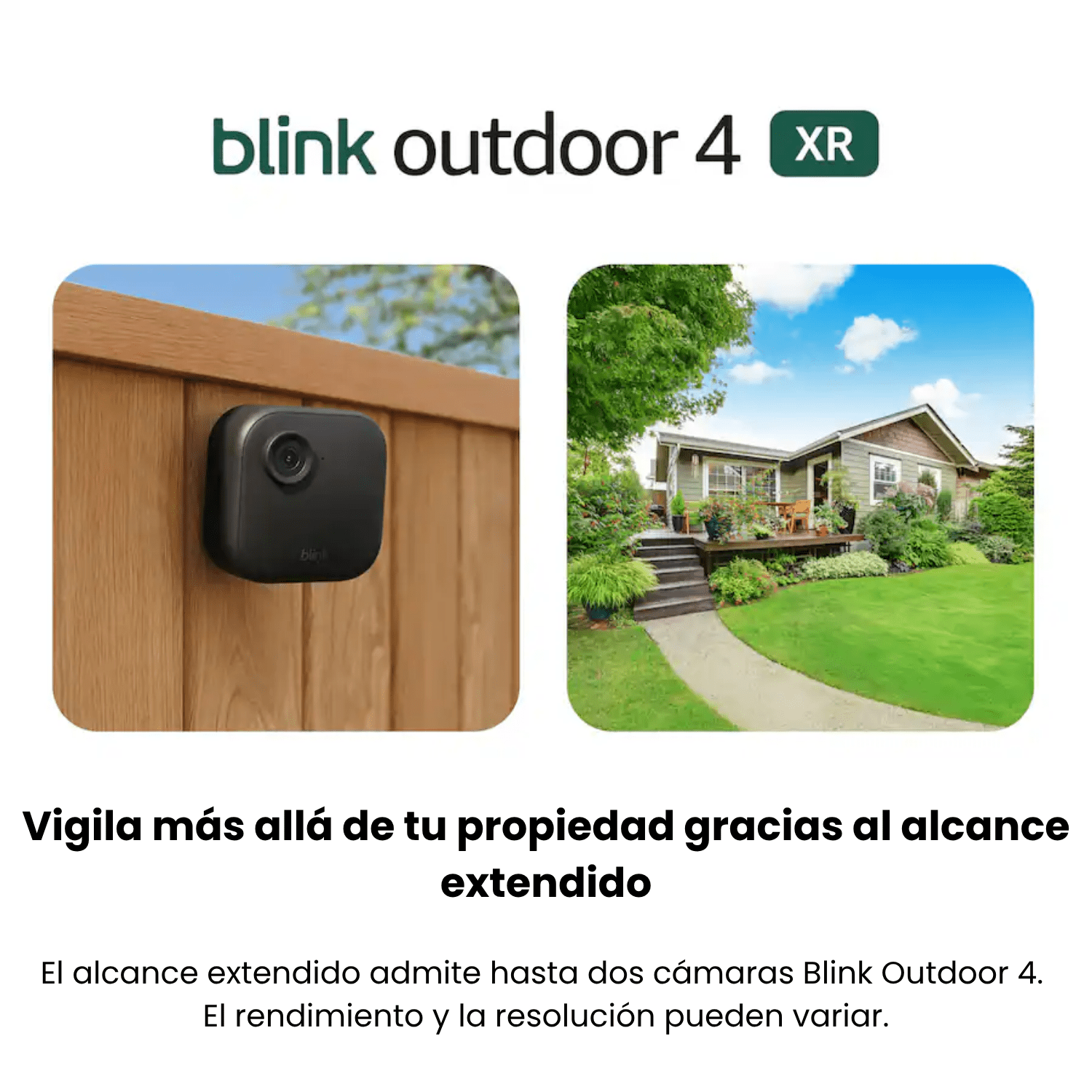 Cámara de Seguridad Blink Outdoor 4 Generación - 4 Cámaras con Sync Module XR - Bestmart