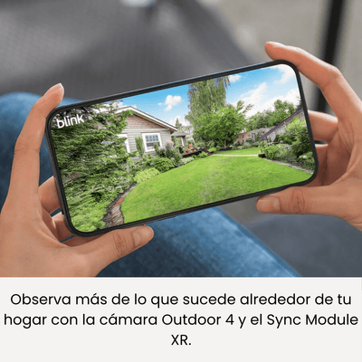 Cámara de Seguridad Blink Outdoor 4 Generación - 4 Cámaras con Sync Module XR - Bestmart