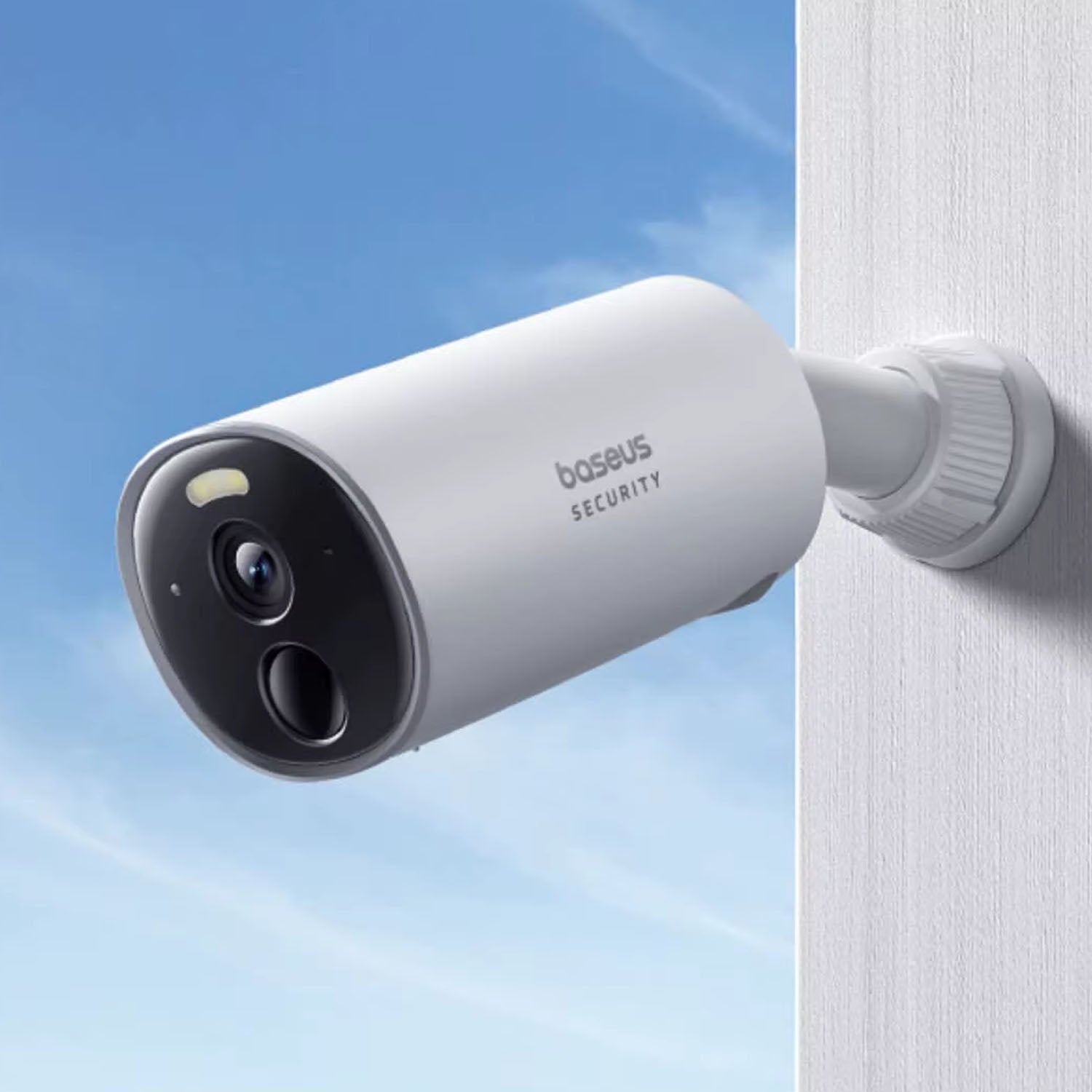 Cámara de seguridad exterior Baseus Security B1 2K Blanco - Bestmart