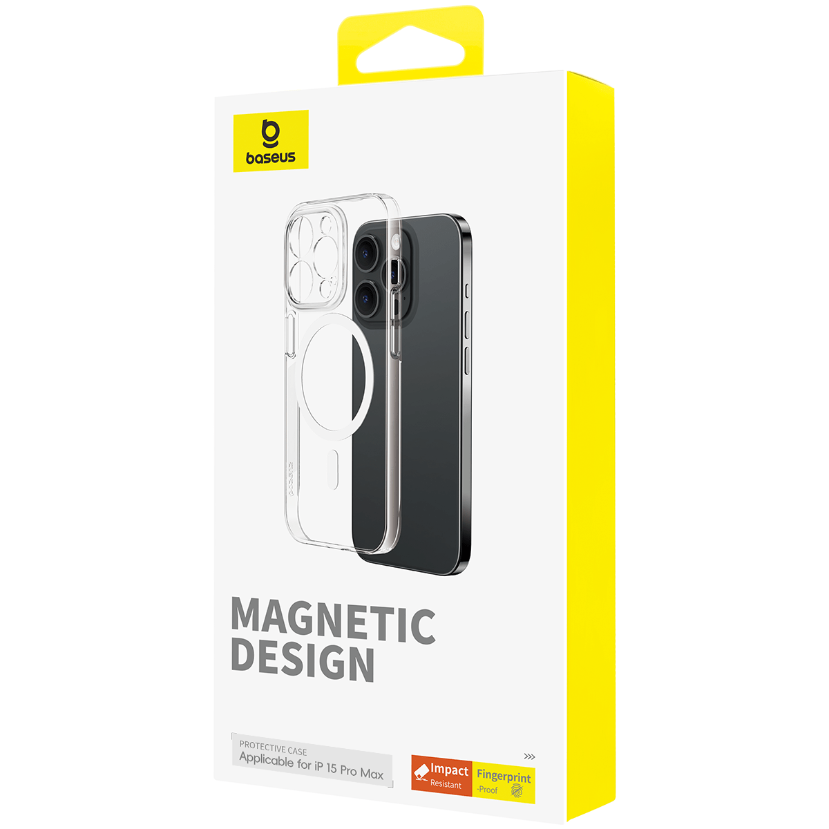 Carcasa Baseus Transparente Ultra Delgada MagSafe Series Lucent para iPhone 15 Pro Max - Bestmart