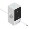Cargador Baseus PowerCombo Digital PowerStrip (AC - Tipo C - USB - A) - 65W - Blanco - Bestmart