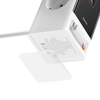 Cargador Baseus PowerCombo Digital PowerStrip (AC - Tipo C - USB - A) - 65W - Blanco - Bestmart