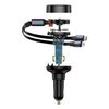 Cargador de smartphone para Auto Baseus Enjoyment Tipo C Con Cable Tipo C y Lightning - 60W - Negro - Bestmart