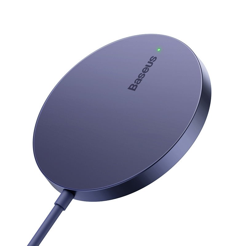 Cargador Inalámbrico Baseus Simple Mini3 con MagSafe - 15W - Púrpura - Bestmart