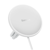 Cargador Inalámbrico MagSafe para Autos - Baseus - Blanco - Bestmart