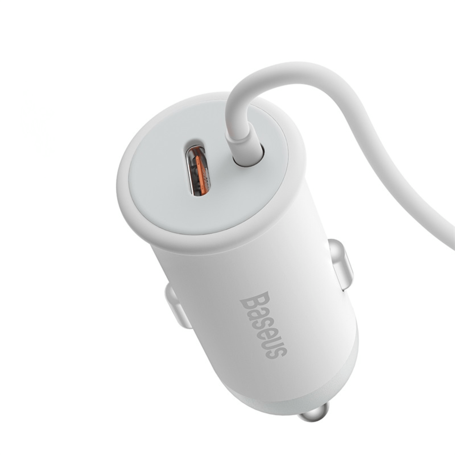 Cargador Inalámbrico MagSafe para Autos - Baseus - Blanco - Bestmart