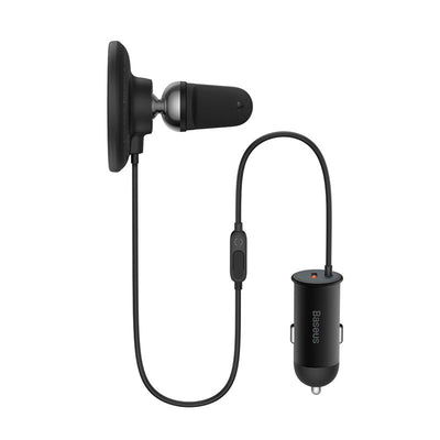 Cargador Inalámbrico MagSafe para Autos - Baseus - Negro - Bestmart