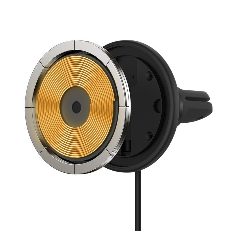 Cargador Inalámbrico MagSafe para Autos - Baseus - Negro - Bestmart