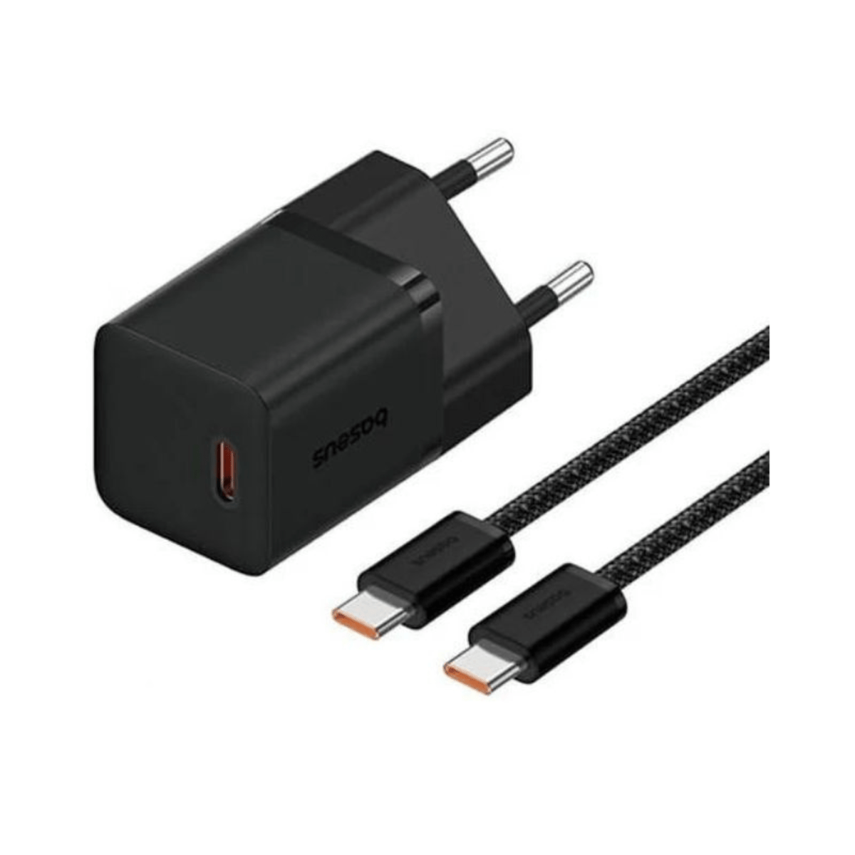 Cargador Rápido Baseus GaN5 Compacto Mini 30W Tipo C - Negro - Bestmart