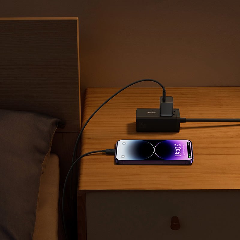 Cargador Rápido Baseus Mini GaN5 1C 30W - Negro - Bestmart