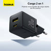 Cargador Rápido Baseus Palm Cluster USB y Tipo C 20W Negro - Bestmart