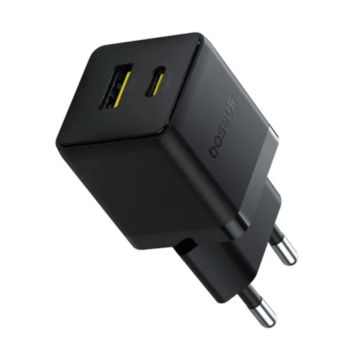 Cargador Rápido Baseus Palm Cluster USB y Tipo C 20W Negro - Bestmart