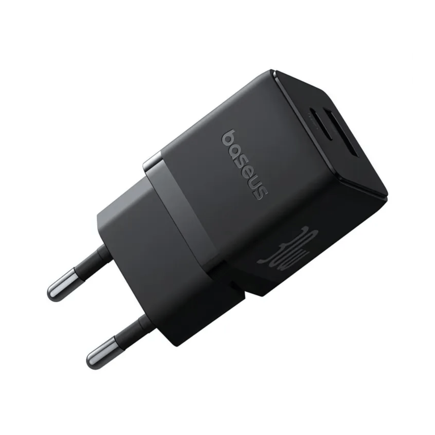Cargador Rápido Baseus Palm Cluster USB y Tipo C 30W + Cable USB - C a USB - C Negro - Bestmart