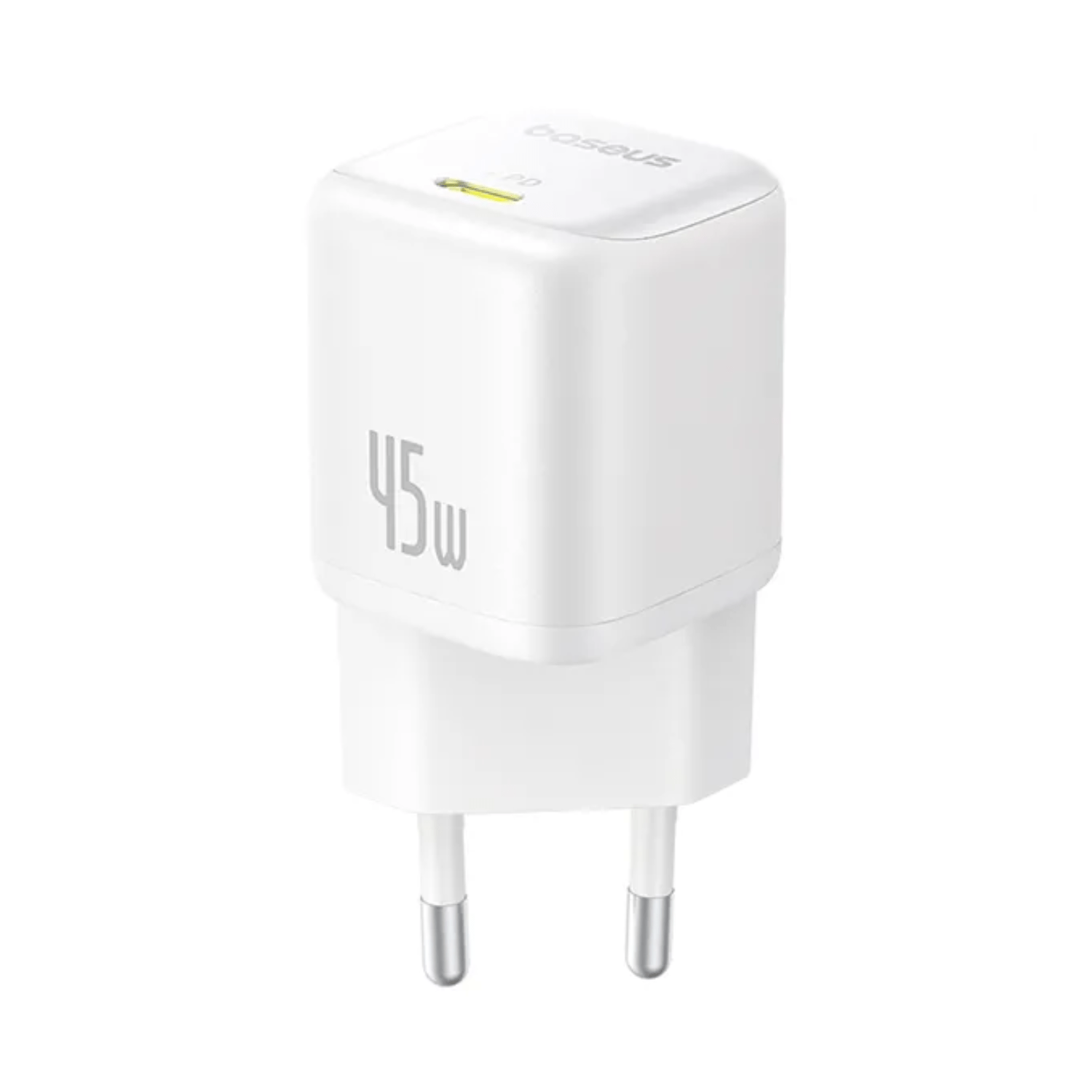 Cargador Rápido Baseus PicoGo GaN6 USB C 45W Blanco - Bestmart
