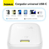 Cargador Rápido Baseus PicoGo GaN6 USB C 45W Blanco - Bestmart