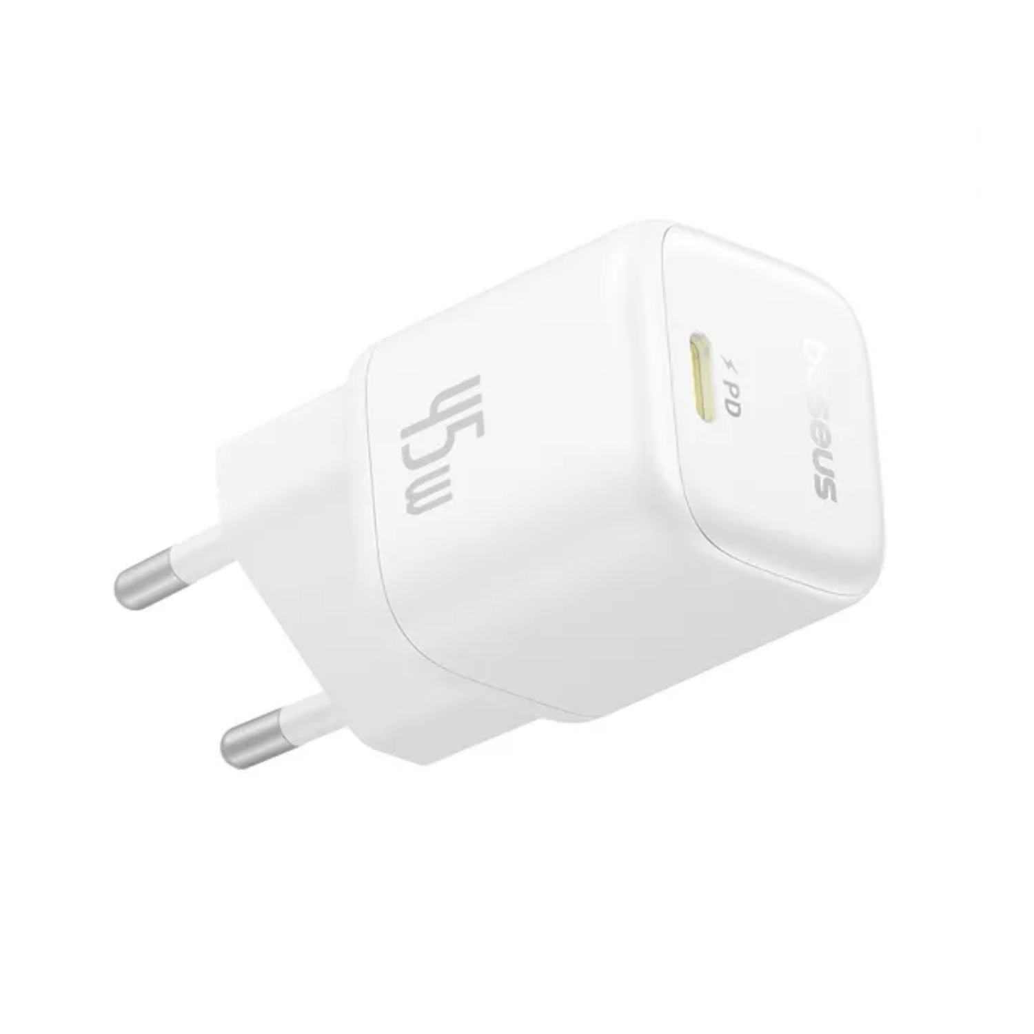 Cargador Rápido Baseus PicoGo GaN6 USB C 45W Blanco - Bestmart