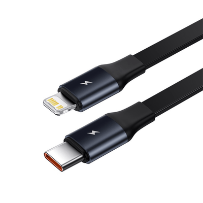 Cargador Rápido para Auto Baseus 2 en 1 USB C y Lightning 30W Negro - Bestmart