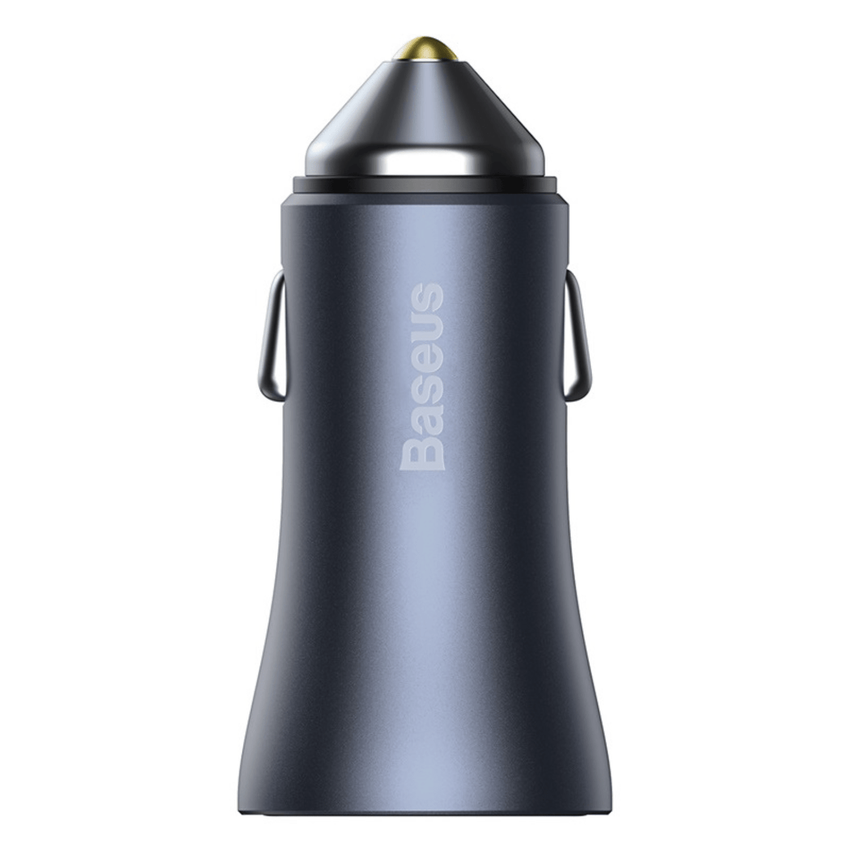 Cargador Rápido para Auto Baseus Dual USB + USB - C - Incluye Cable Lightning 1M - 40W - Gris - Bestmart