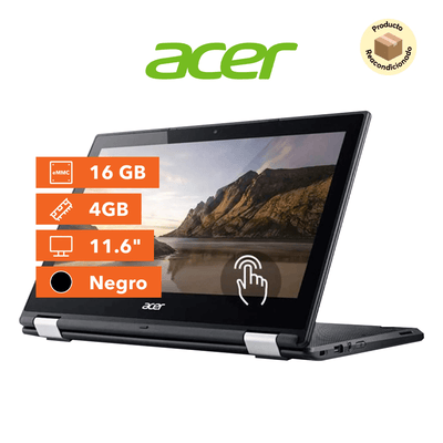 Chromebook - Acer - Pantalla táctil - Bisagra 360 - 4GB RAM 11.6 (Reacondicionado) - Bestmart