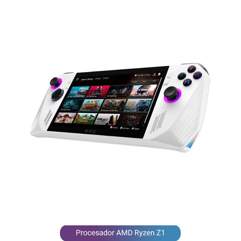 Consola Portátil ASUS ROG Ally 7" - Procesador AMD Ryzen Z1 - 512GB - Blanca - Bestmart