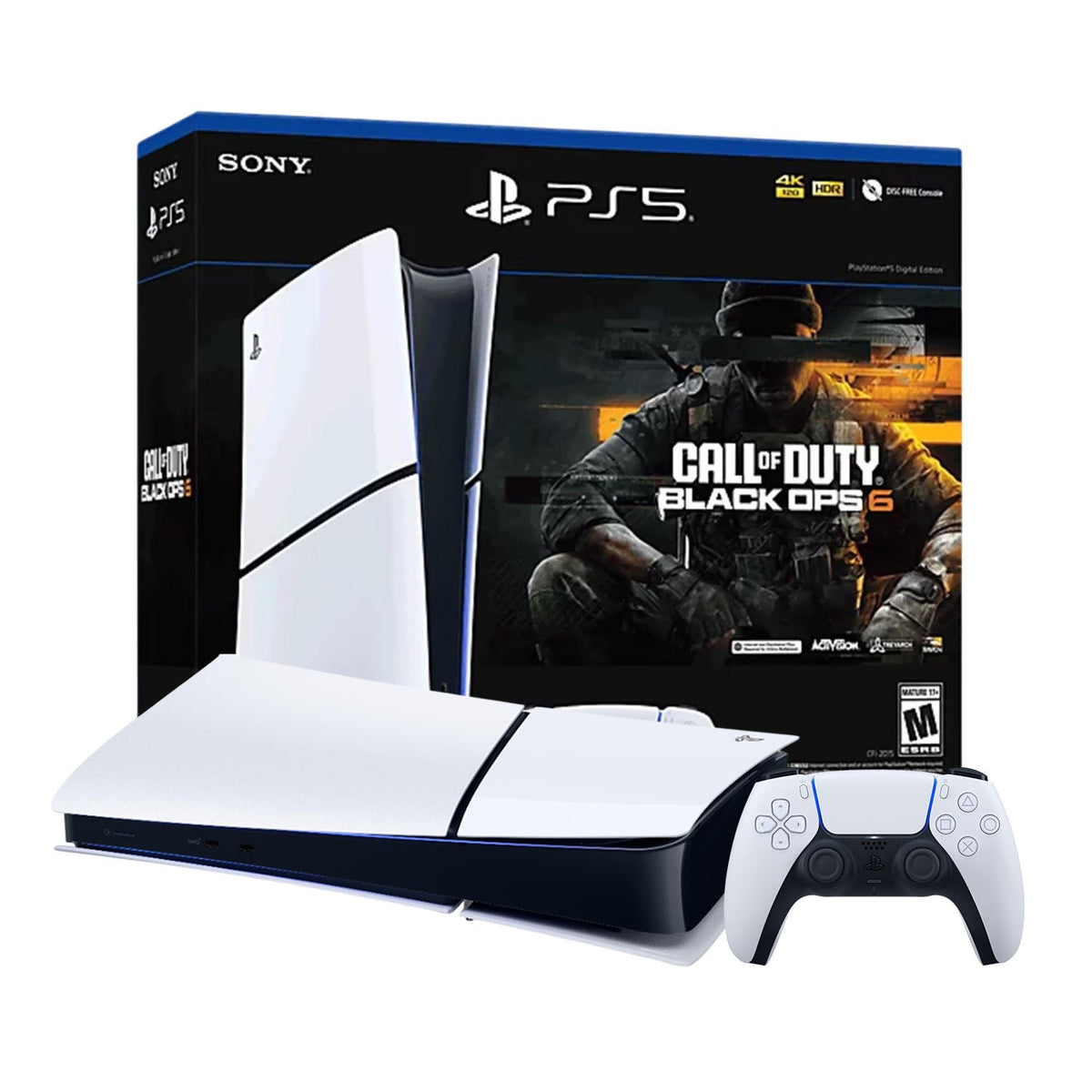 Consola PS5 Slim Edición Digital + Call of Duty Black Ops 6 - Bestmart