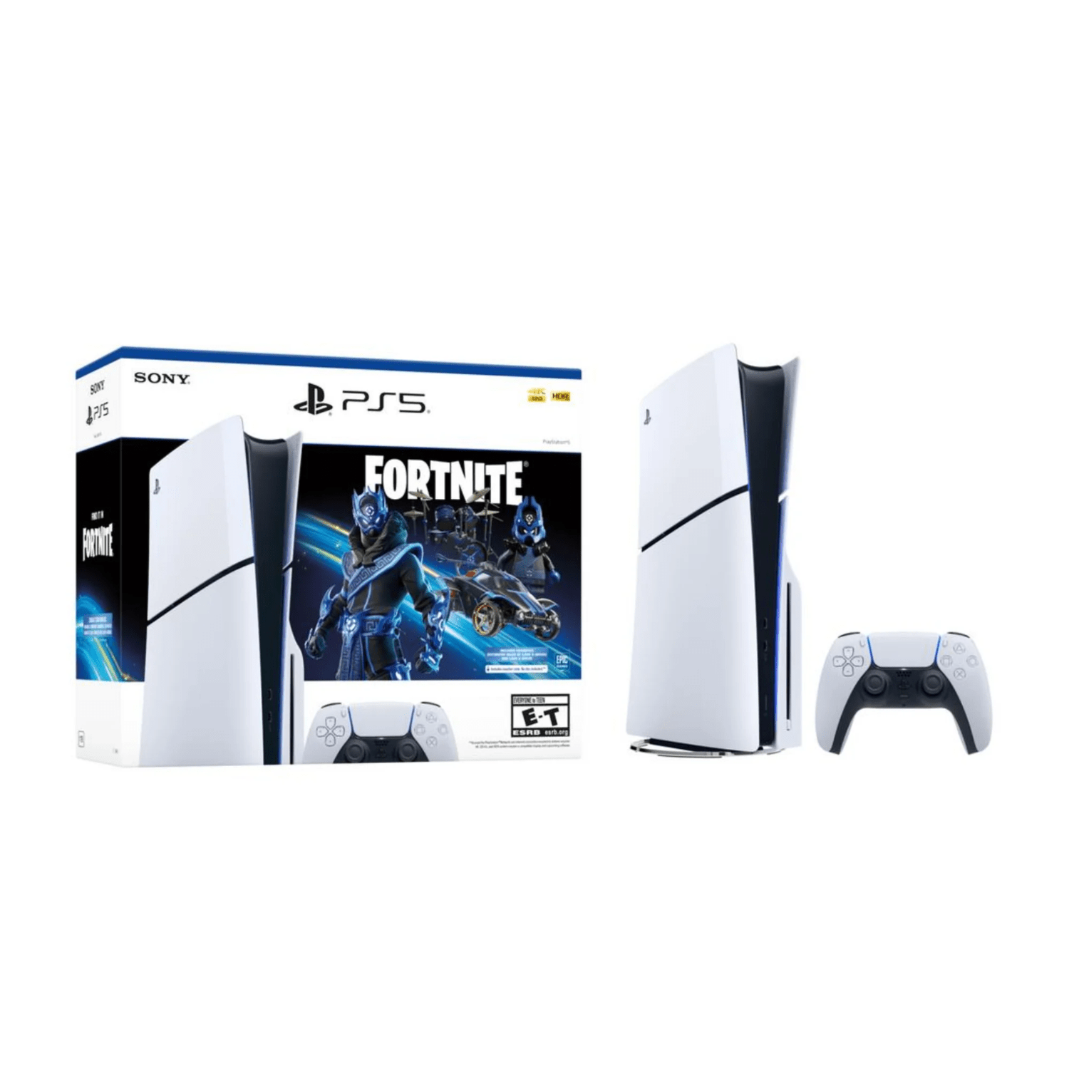 Consola Sony PS5 Slim - Paquete Fortnite Cobalt Star - Edición Disco (Open Box) - Bestmart