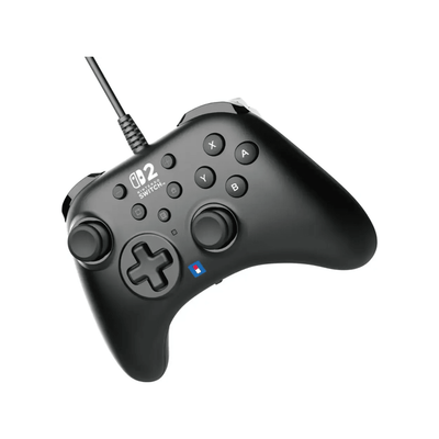 Control Alambrico Horipad Turbo para Nintendo Switch 2 - Negro (Open Box) - Bestmart