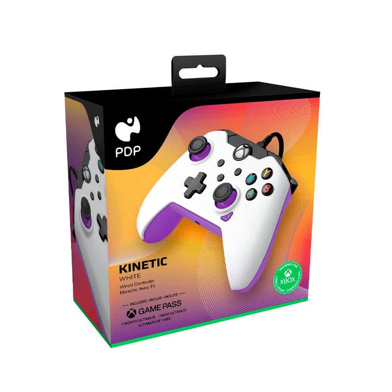 Control con Cable PDP XBOX - Kinetic White - Bestmart