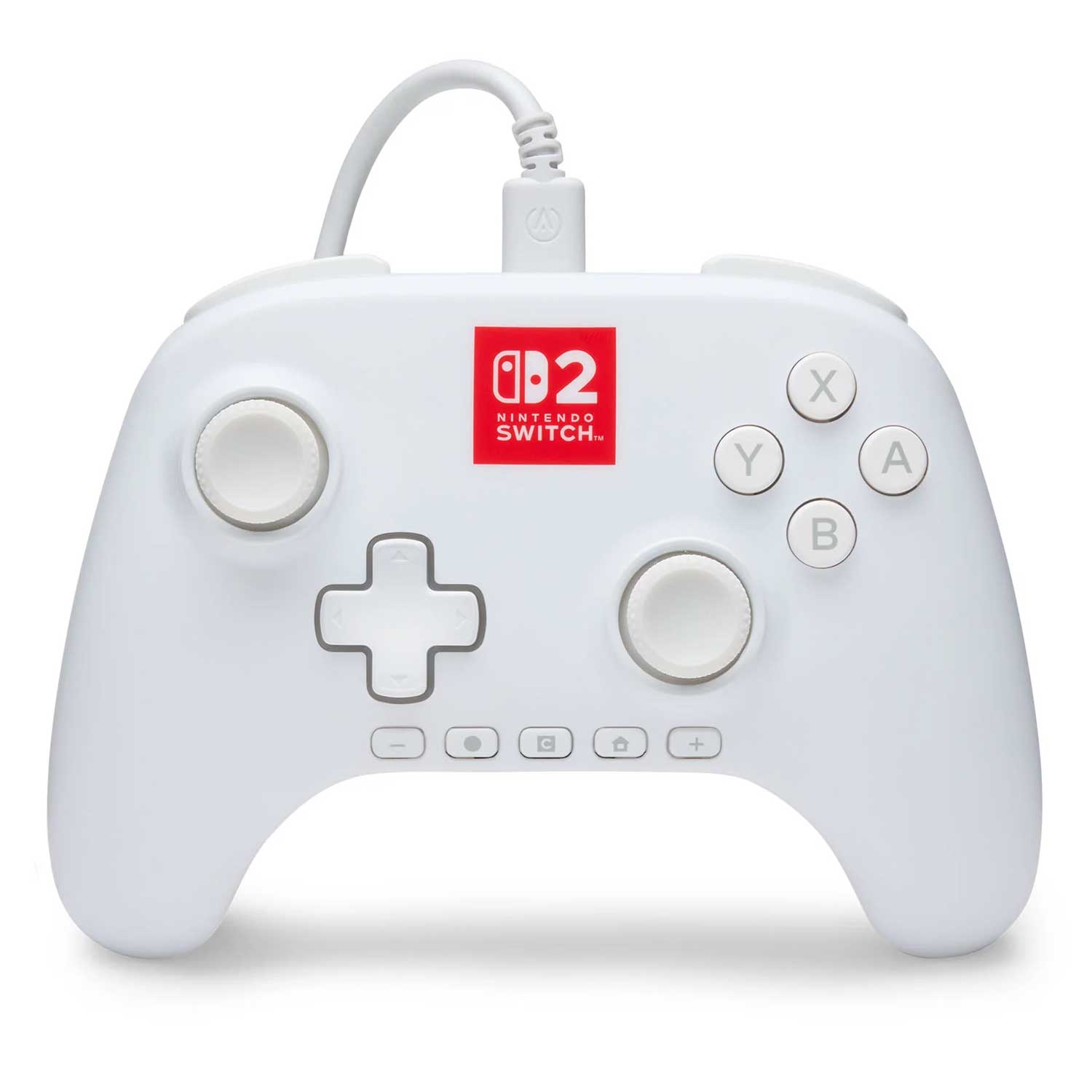 Control con Cable PowerA Advantage Lumectra para Nintendo Switch 2 Blanco - Bestmart