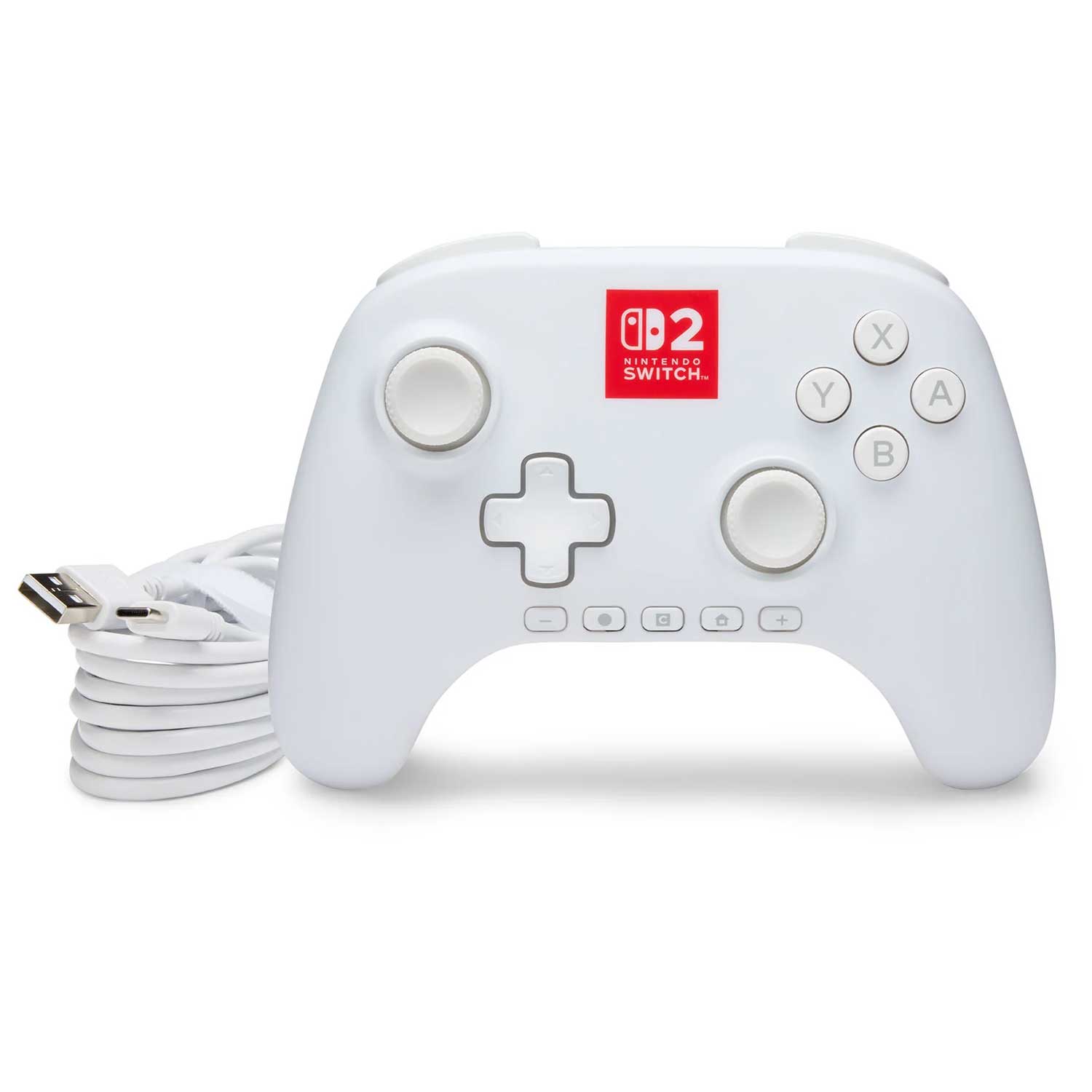 Control con Cable PowerA Advantage Lumectra para Nintendo Switch 2 Blanco - Bestmart