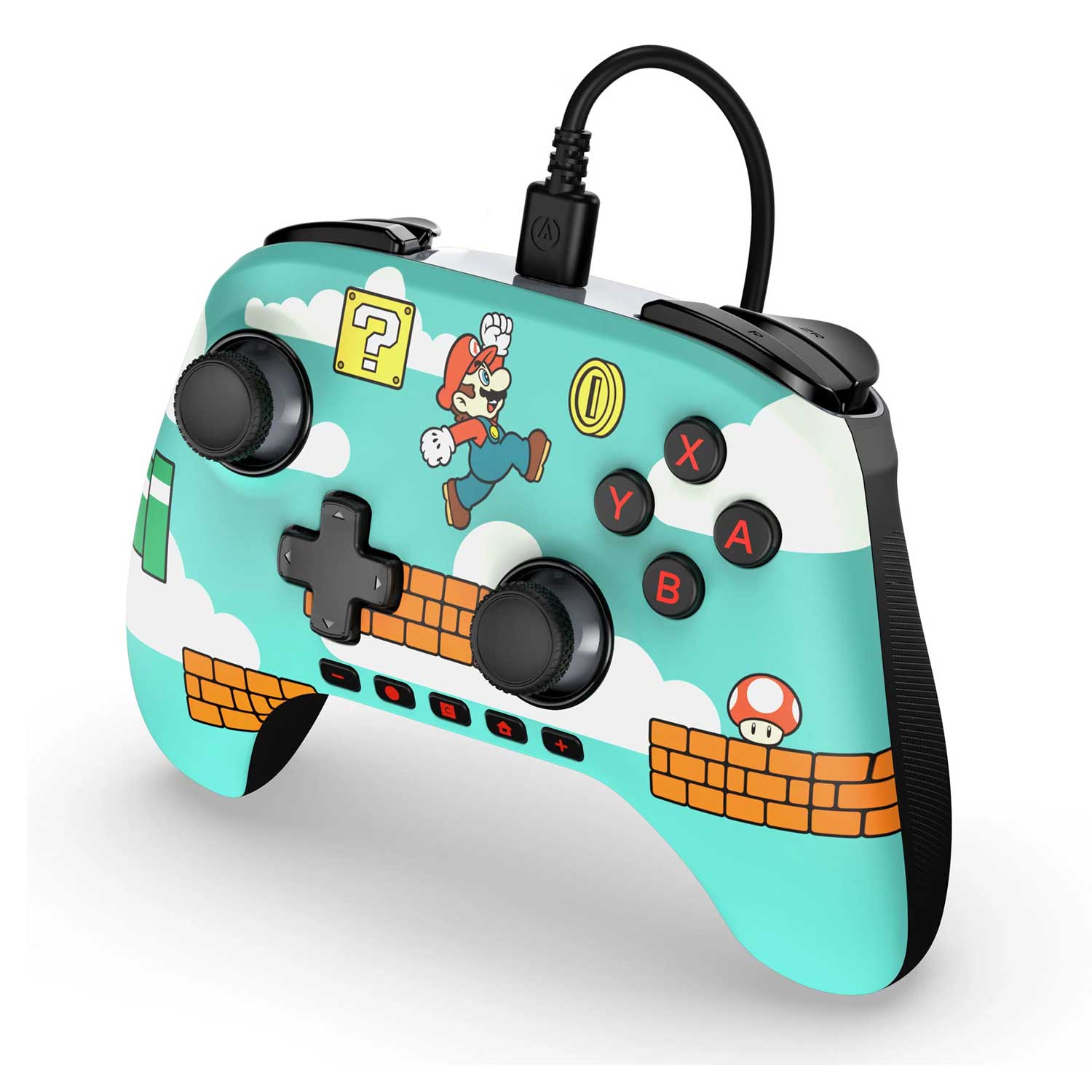 Control con Cable PowerA Advantage para Nintendo Switch 2 Mario Time - Bestmart
