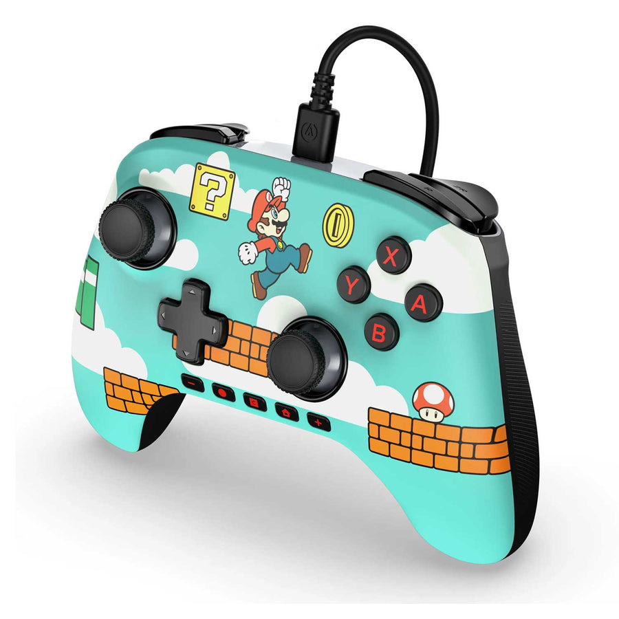 Control con Cable PowerA Advantage para Nintendo Switch 2 Mario Time - Bestmart