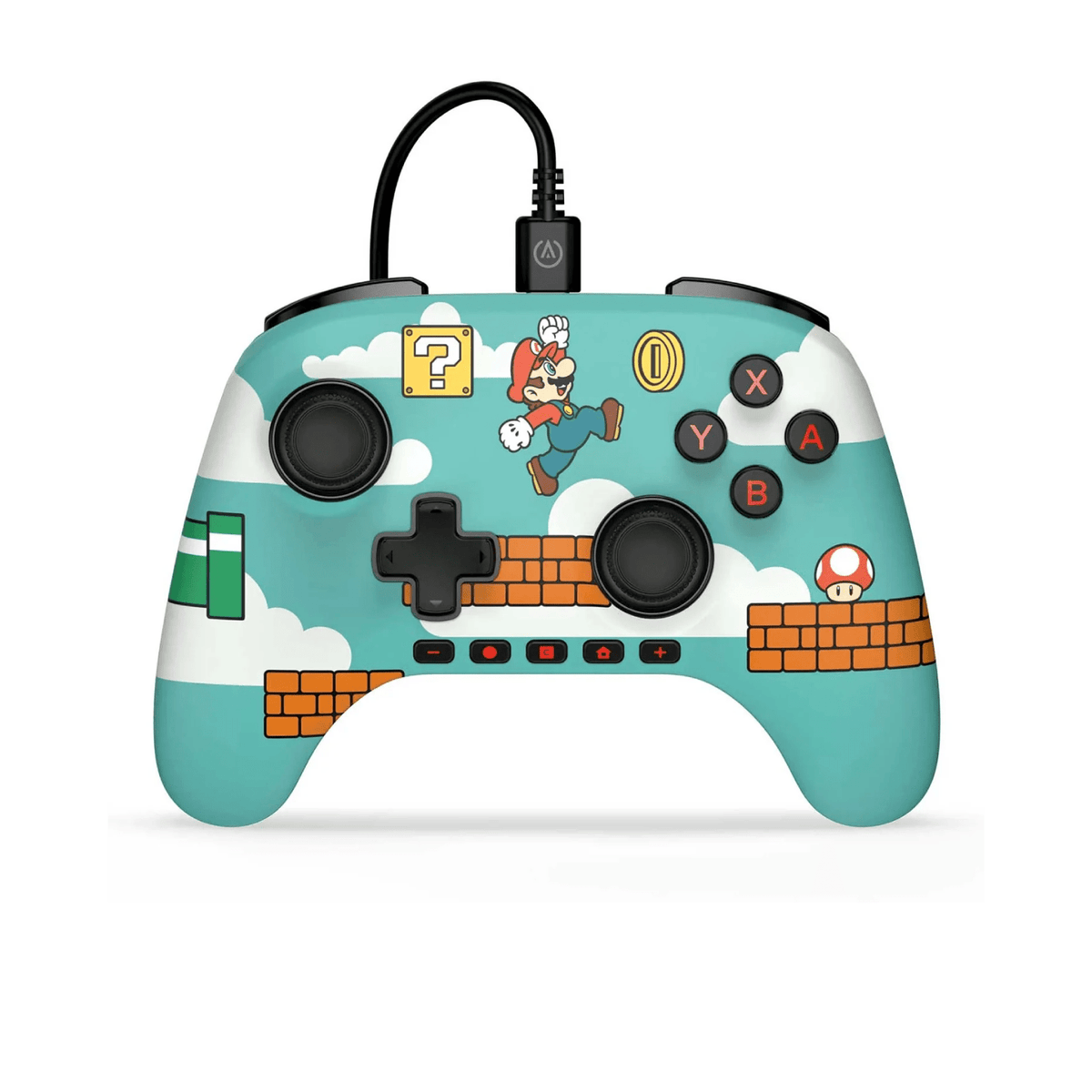 Control con Cable PowerA Advantage para Nintendo Switch 2 Mario Time - Bestmart