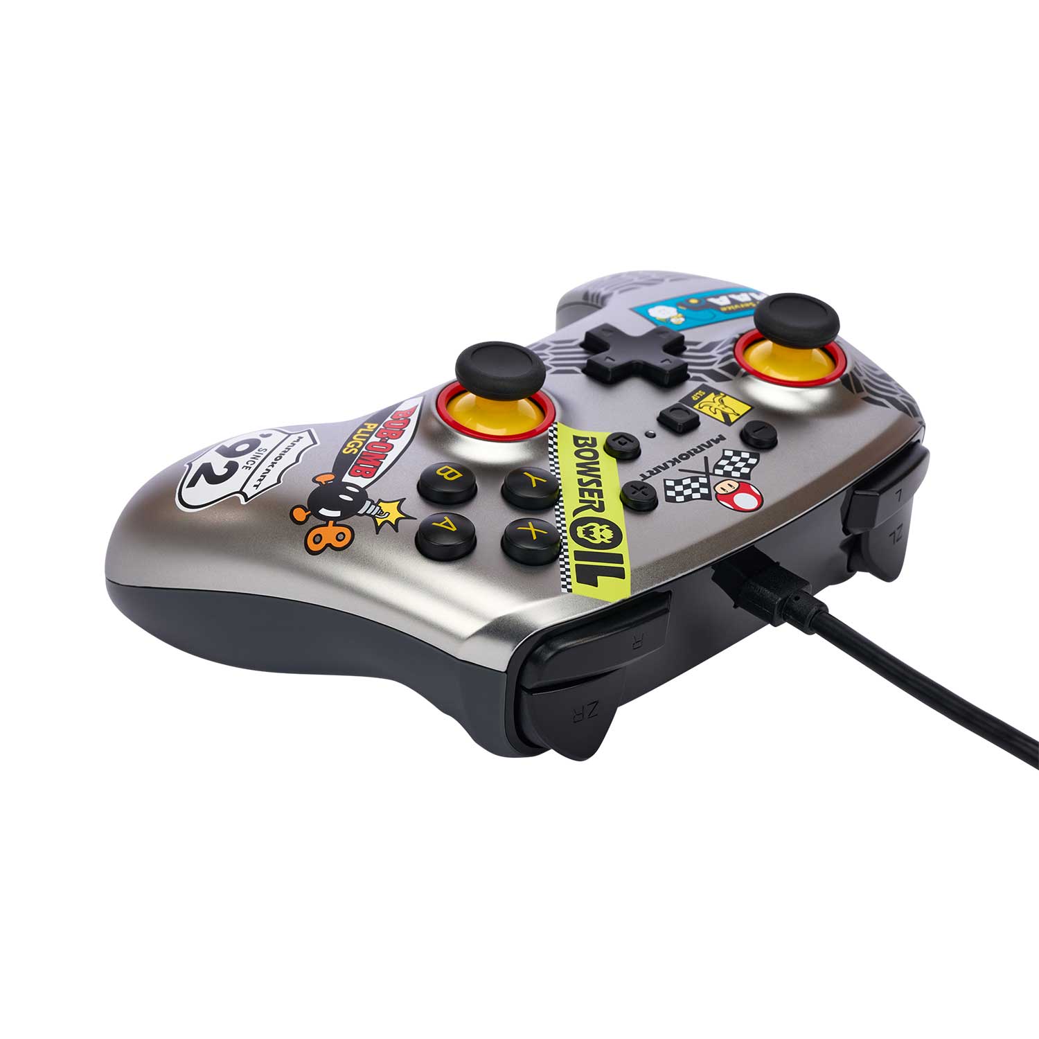 Control con Cable PowerA Enhanced Mario Kart Metálico para Nintendo Switch - Bestmart
