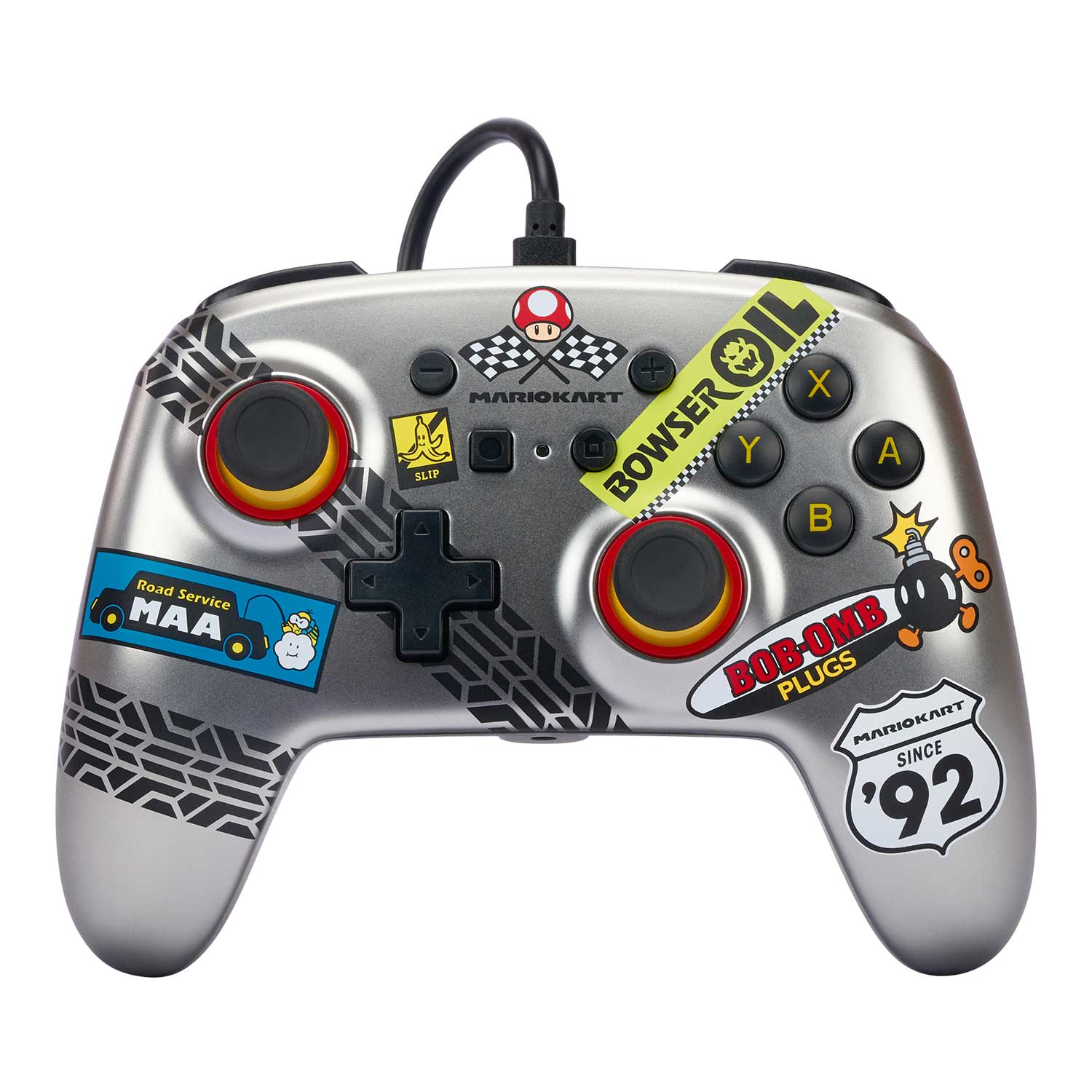 Control con Cable PowerA Enhanced Mario Kart Metálico para Nintendo Switch - Bestmart