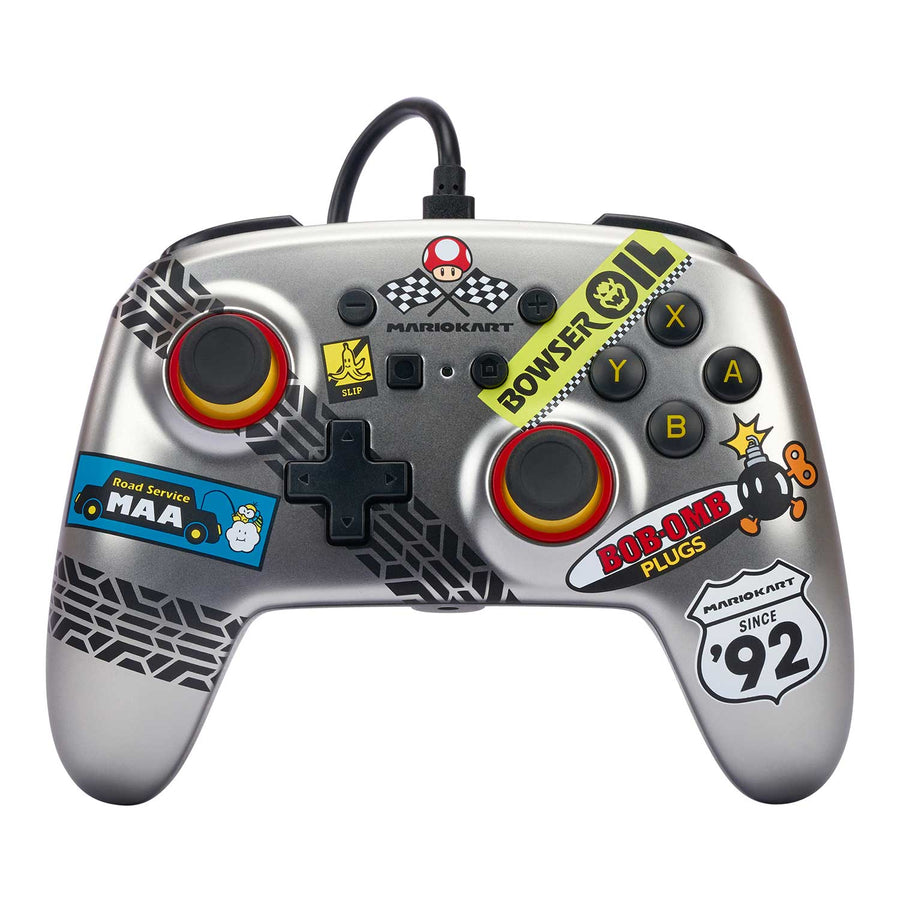 Control con Cable PowerA Enhanced Mario Kart Metálico para Nintendo Switch - Bestmart