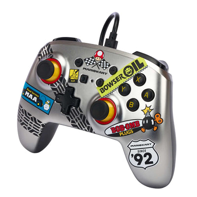 Control con Cable PowerA Enhanced Mario Kart Metálico para Nintendo Switch - Bestmart