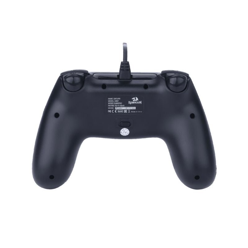 Control Gamer Con Cable Redragon Saturn G807 para PC y PS3 USB - Bestmart