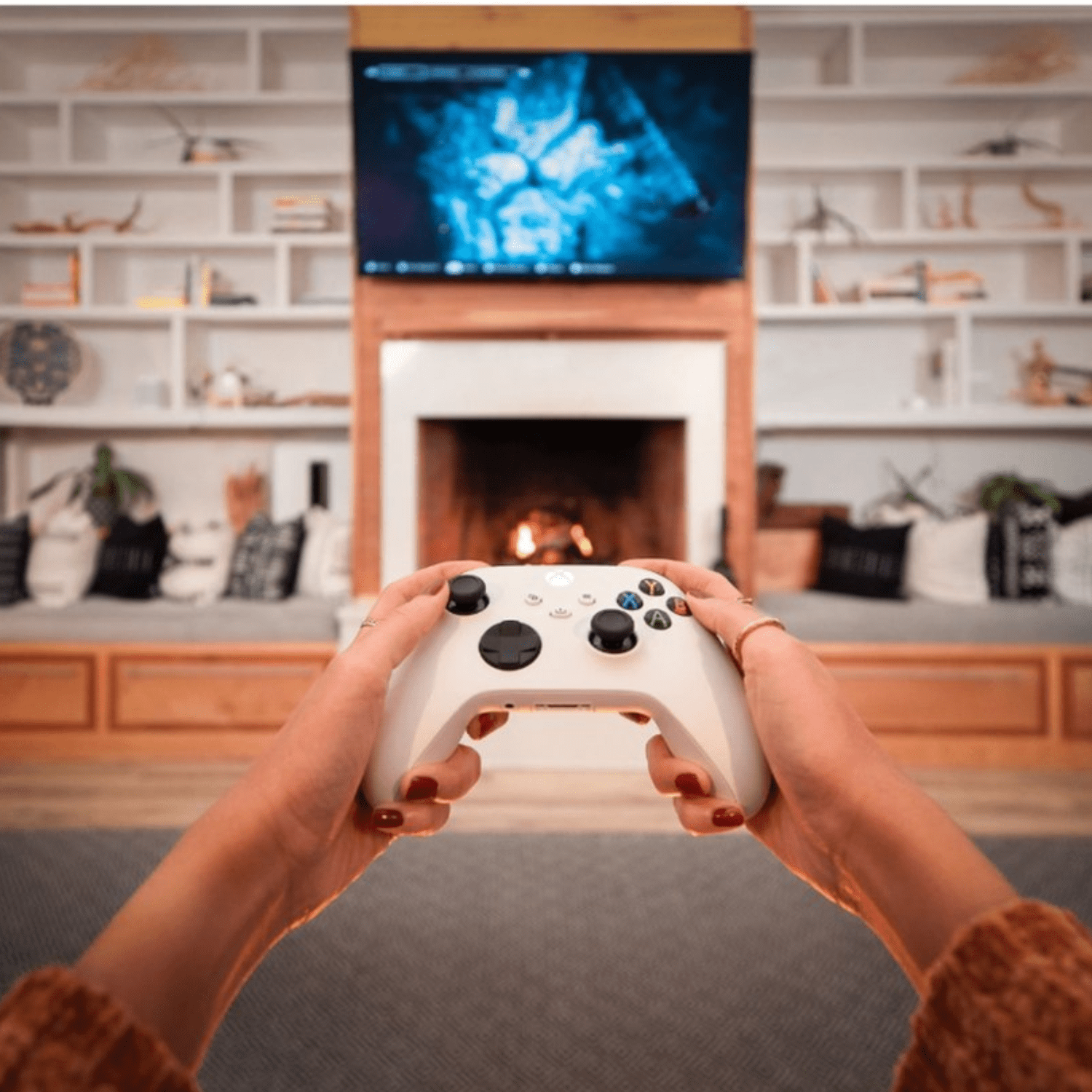 Control Inalámbrico Microsoft Xbox Robot White - Blanco - Bestmart