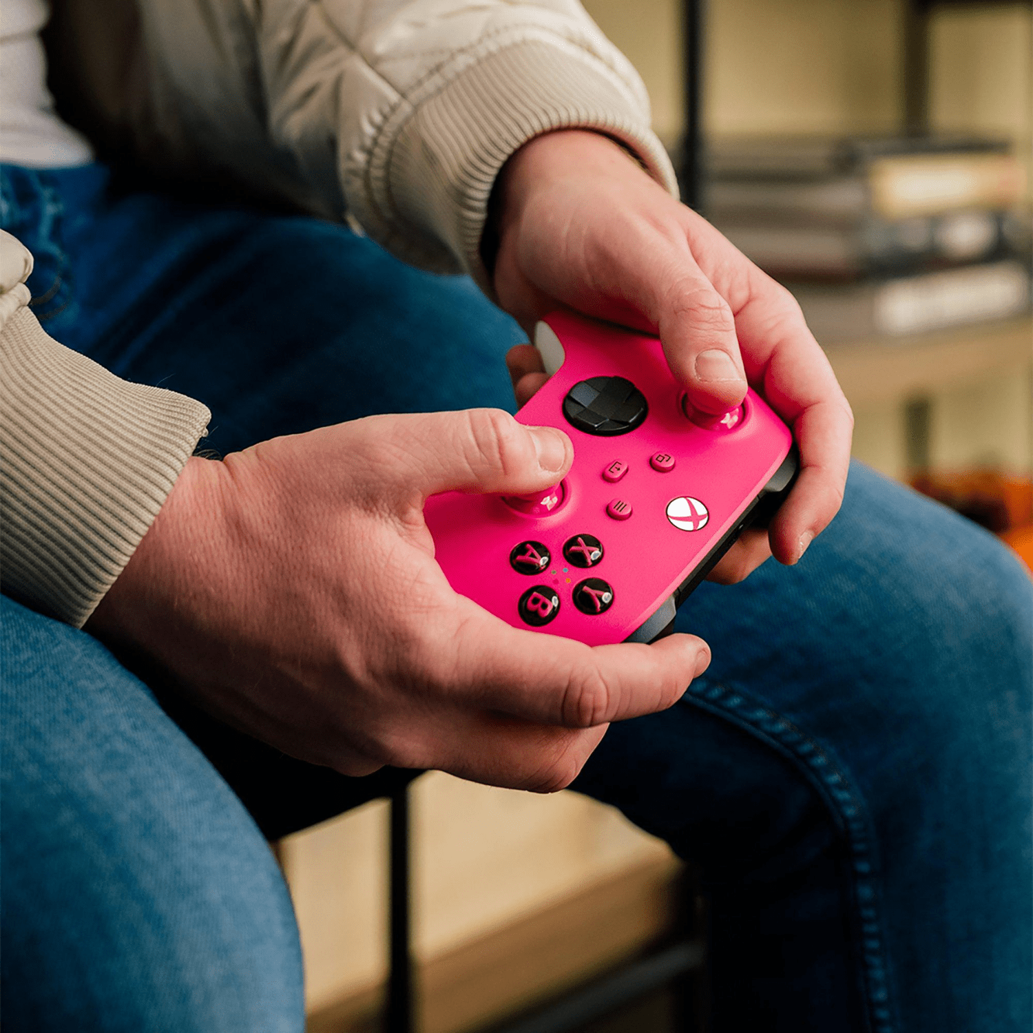 Control Inalámbrico Microsoft Xbox - Rosado - Bestmart