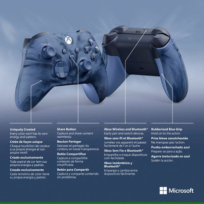 Control Inalámbrico Microsoft Xbox S/X - Edición especial Stormcloud Vapor - Bestmart