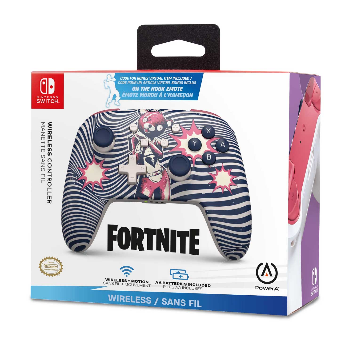 Control Inalámbrico PowerA Enhanced Fortnite Líder del Equipo de los Abrazos para Nintendo Switch - Bestmart