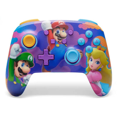 Control Inalámbrico PowerA Enhanced Super Mario Bros. Splash Heroes Nintendo Switch - Bestmart