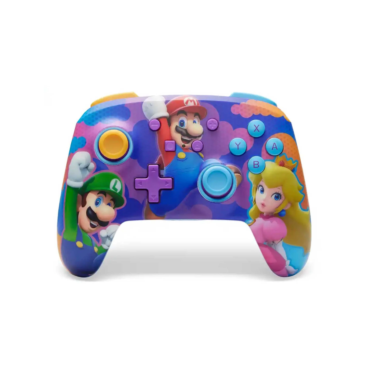 Control Inalámbrico PowerA Enhanced Super Mario Bros. Splash Heroes Nintendo Switch - Bestmart
