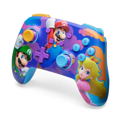 Control Inalámbrico PowerA Enhanced Super Mario Bros. Splash Heroes Nintendo Switch - Bestmart