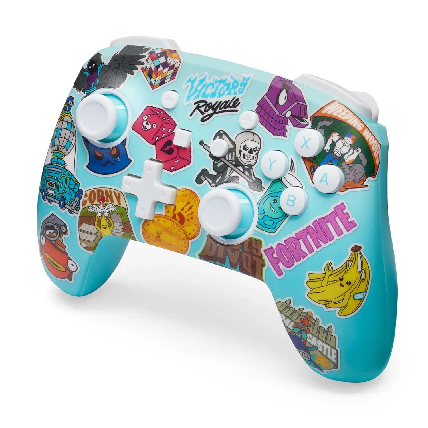 Control Inalámbrico PowerA para Nintendo Switch Fortnite Sticker - Bestmart