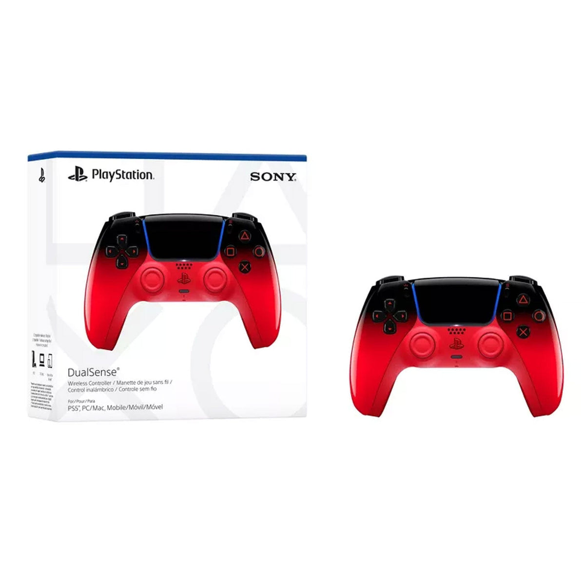 Control inalámbrico PS5 DualSense Techno Rojo - Bestmart